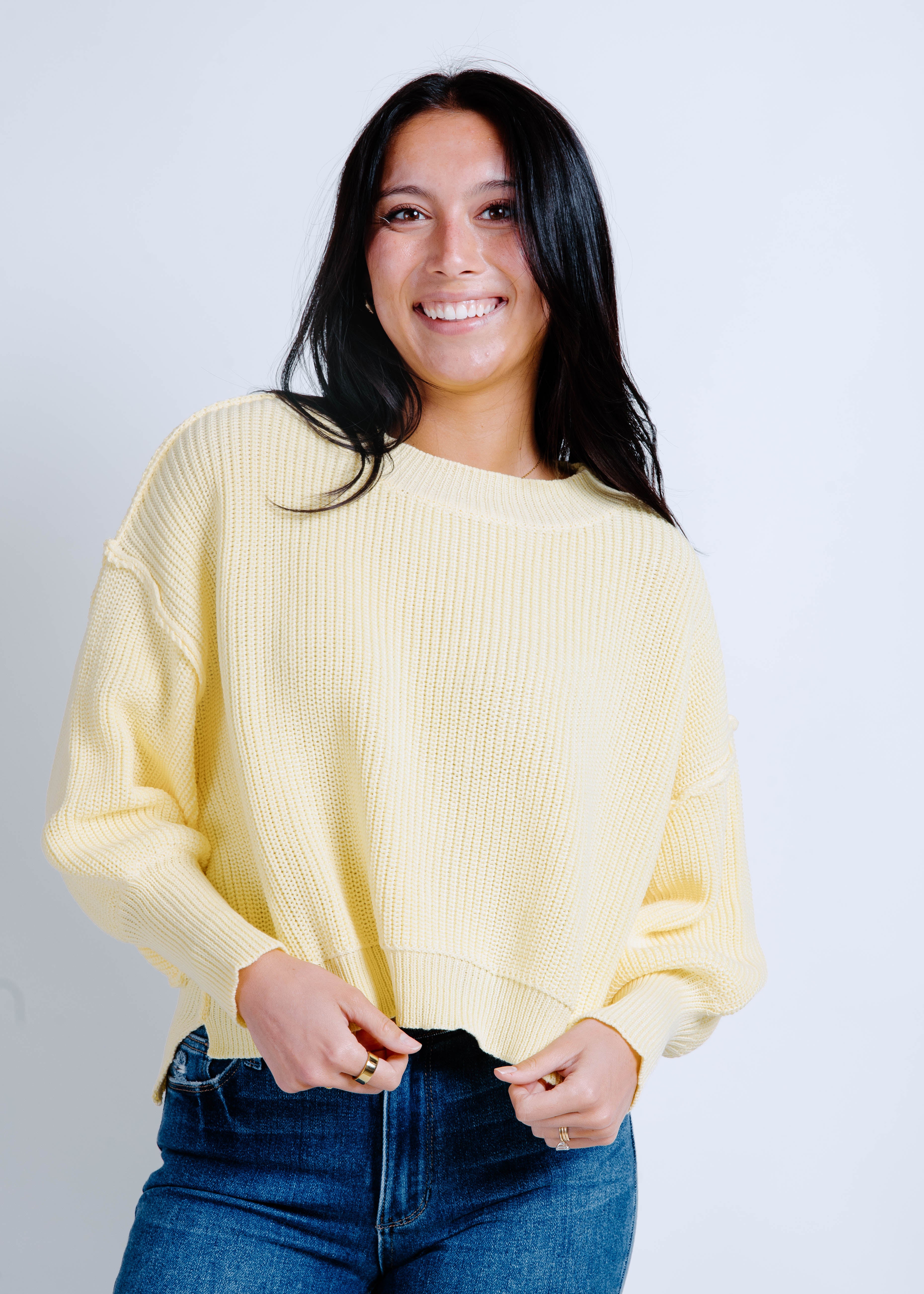Sunshine Mock Neck Pullover
