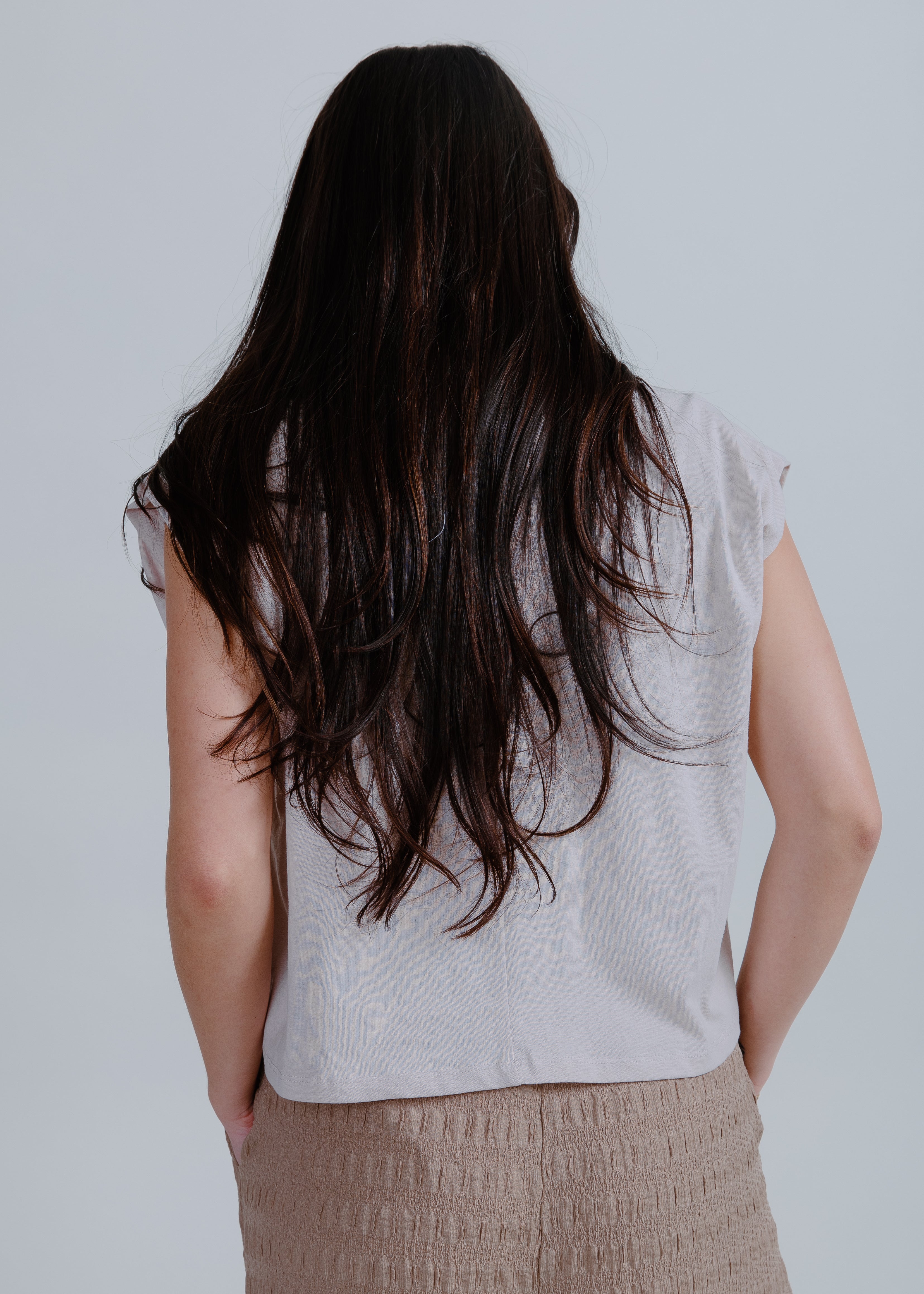 Tatum Boxy Tee - Stone