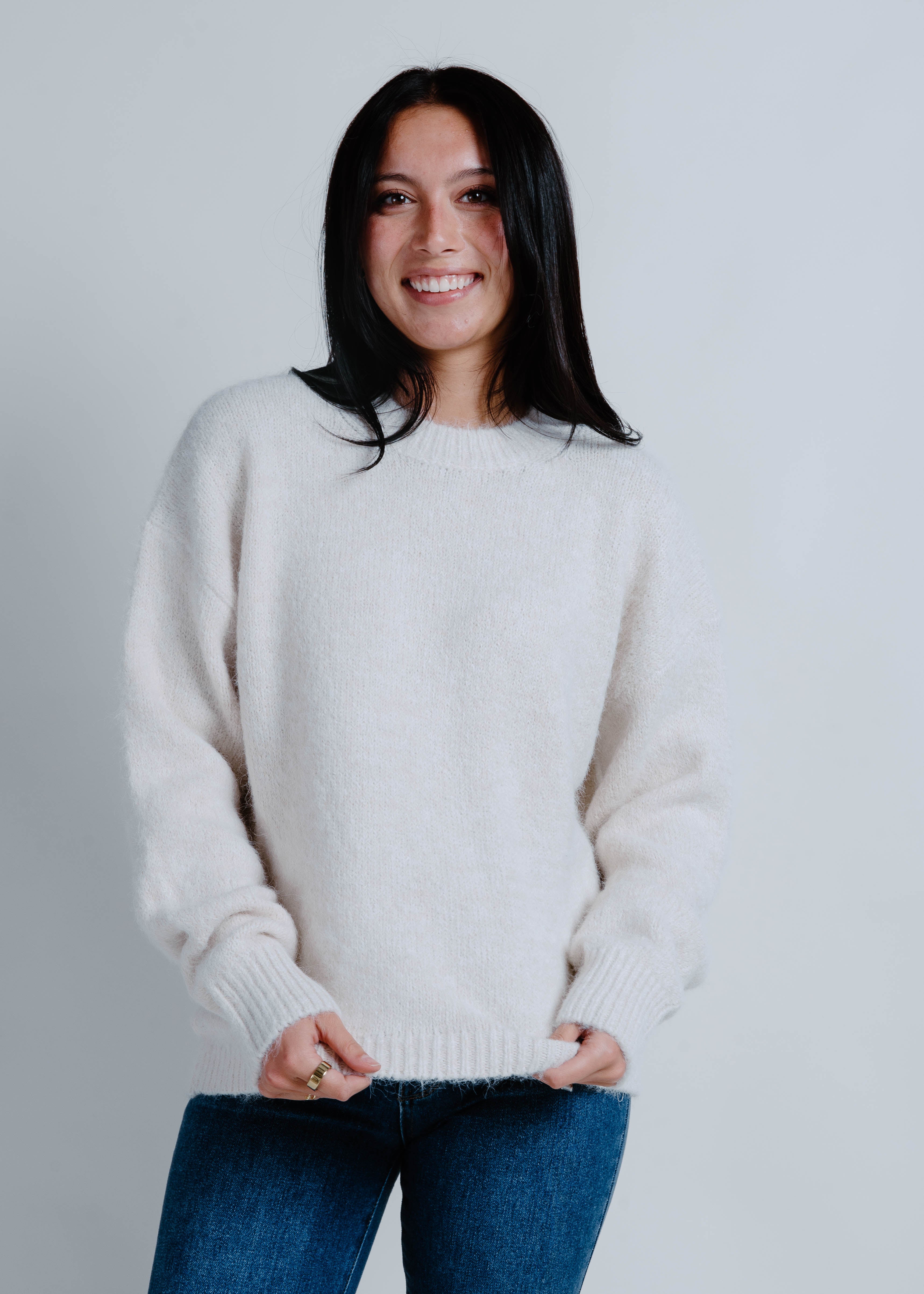 The Bonnie Sweater - Milk