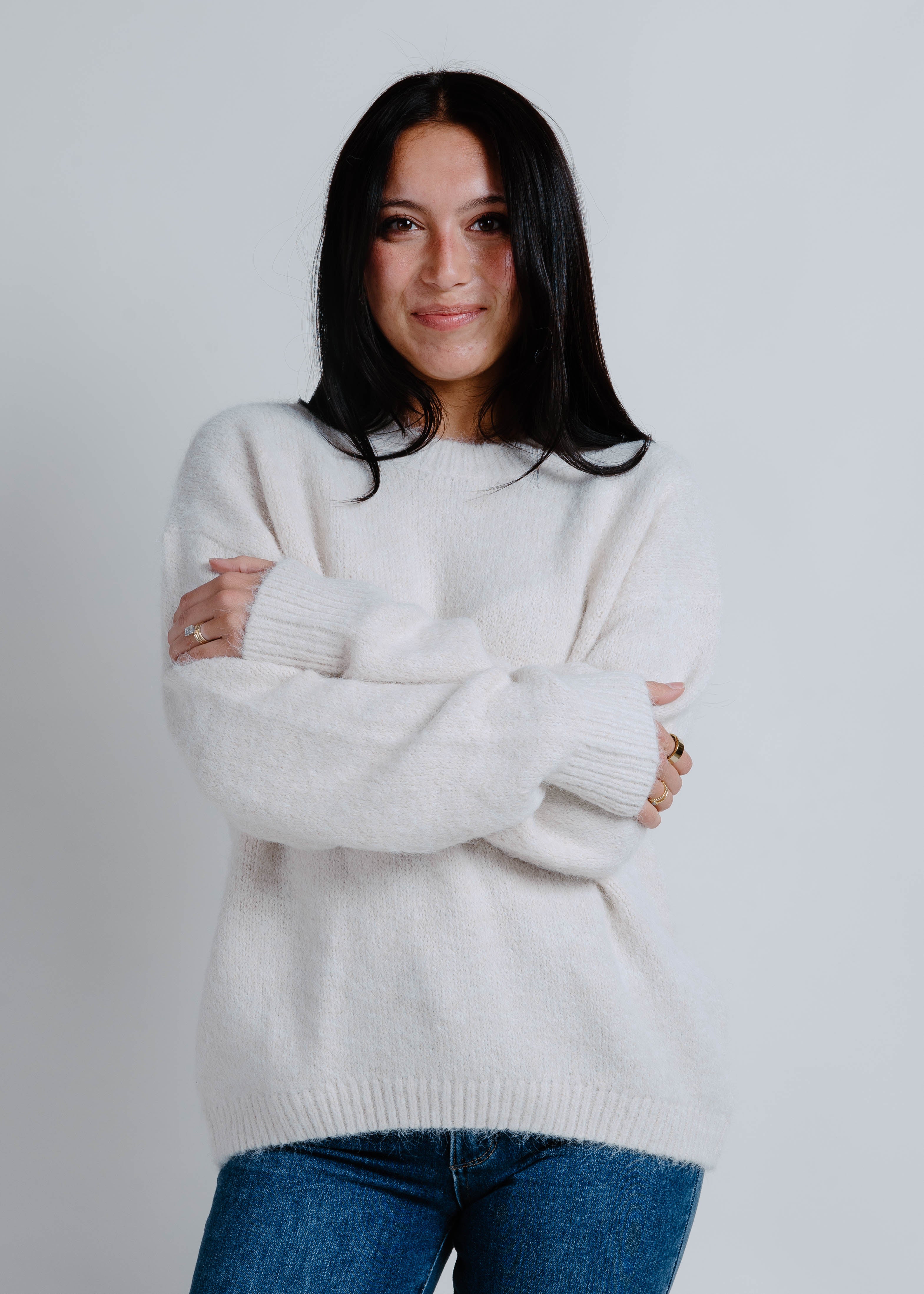 The Bonnie Sweater - Milk