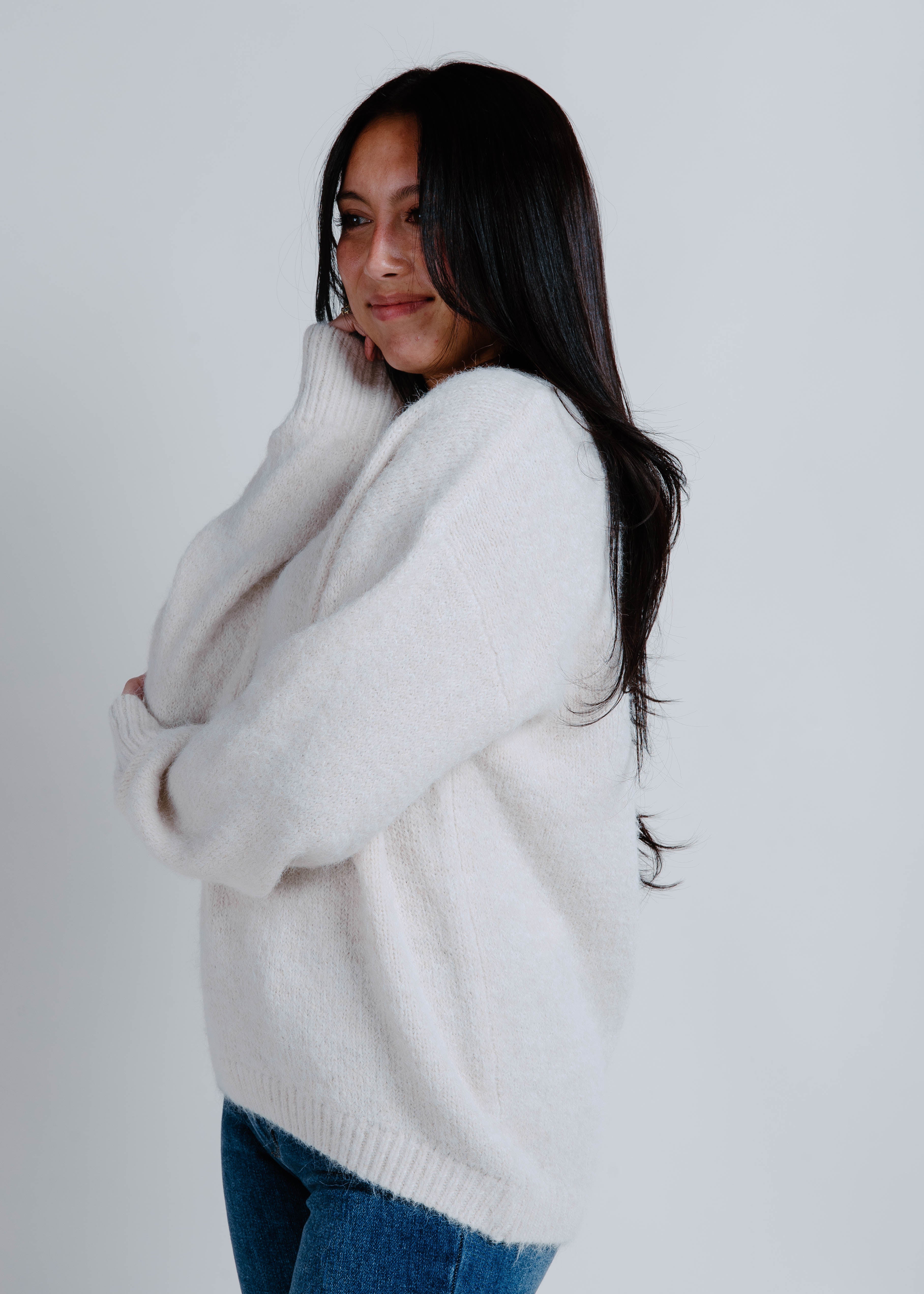 The Bonnie Sweater - Milk