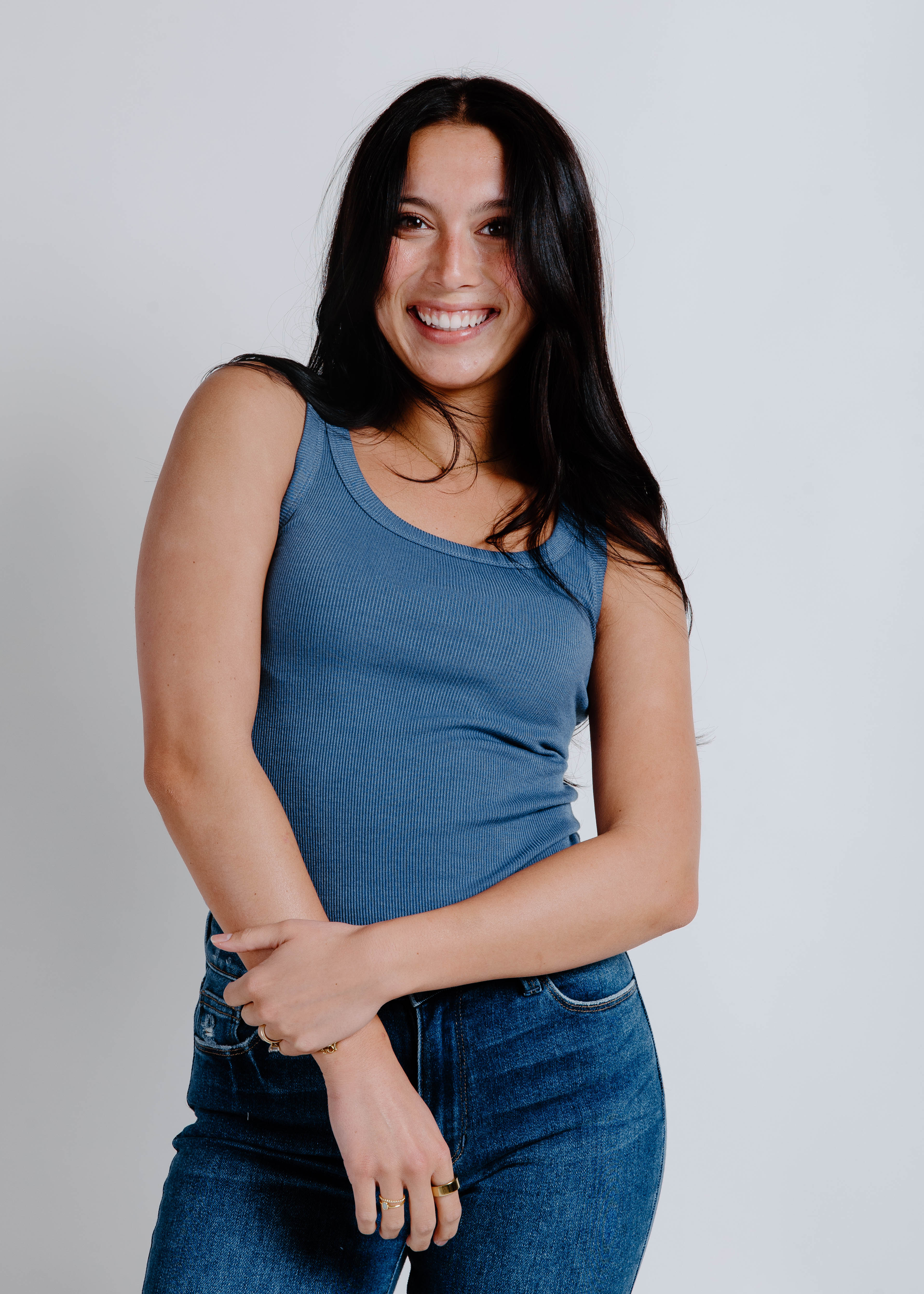 The Everyday Tank - Dusty Blue