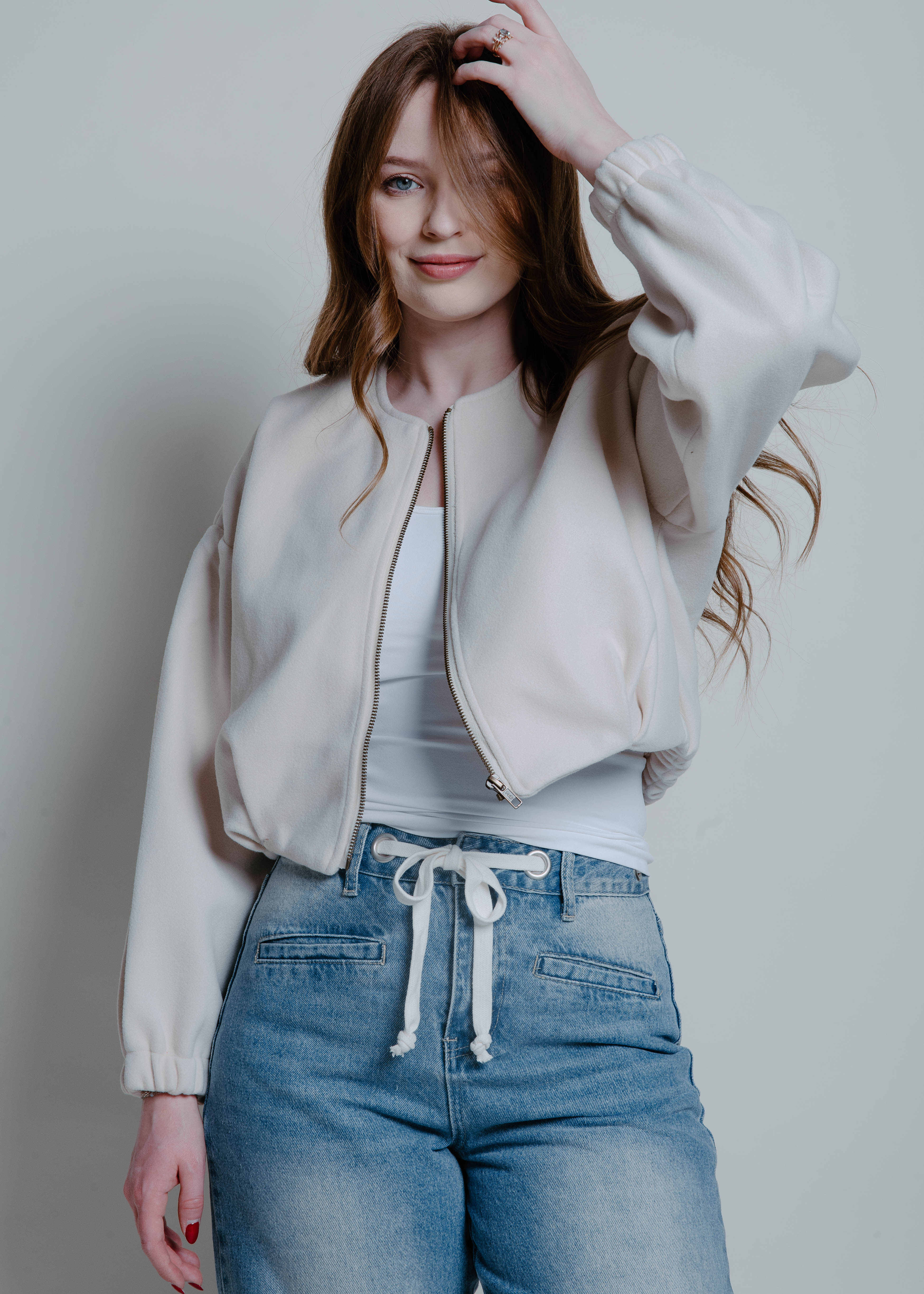 The Kailee Jacket - Cream