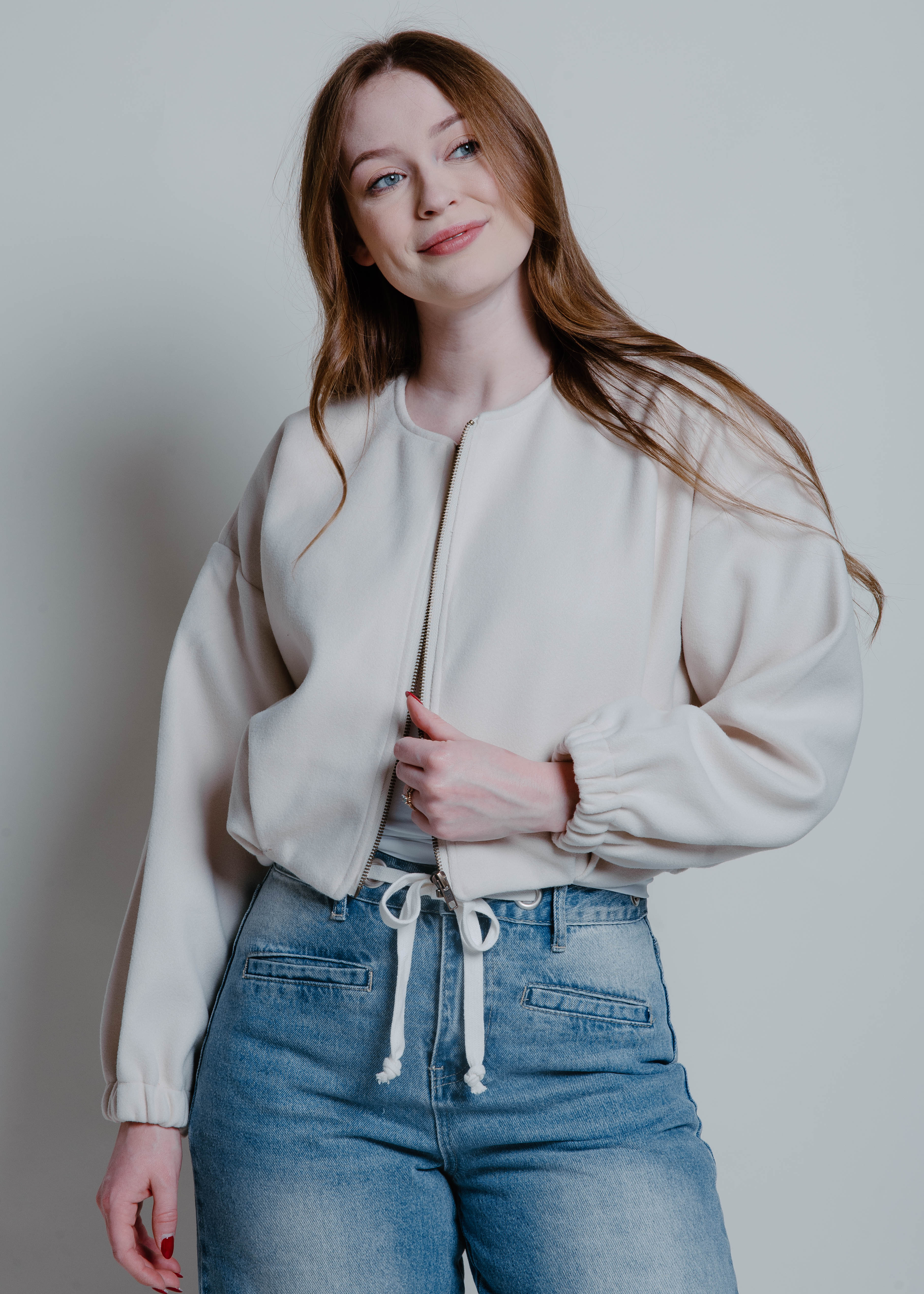 The Kailee Jacket - Cream