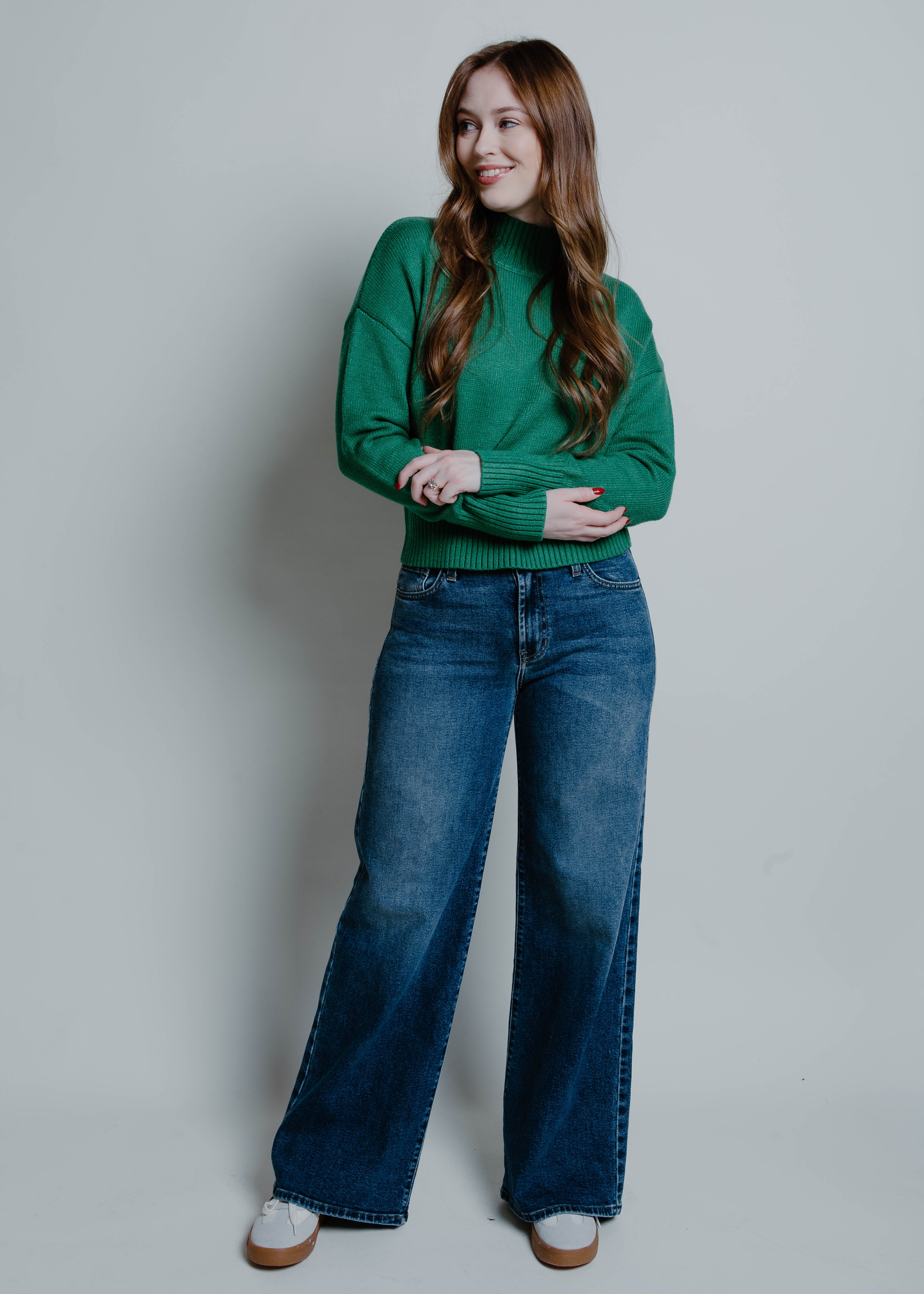 The Kinley Sweater - Green