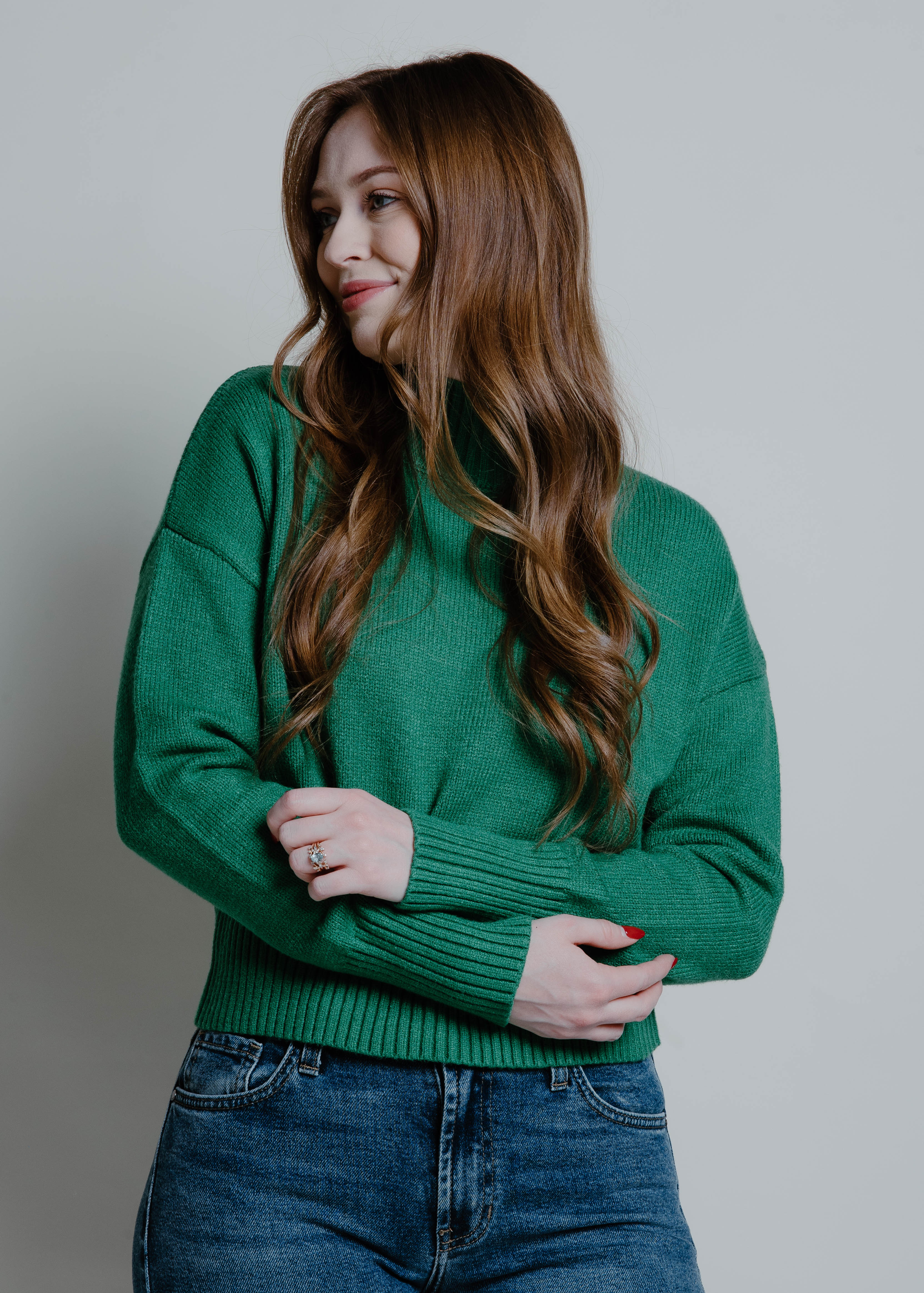 The Kinley Sweater - Green