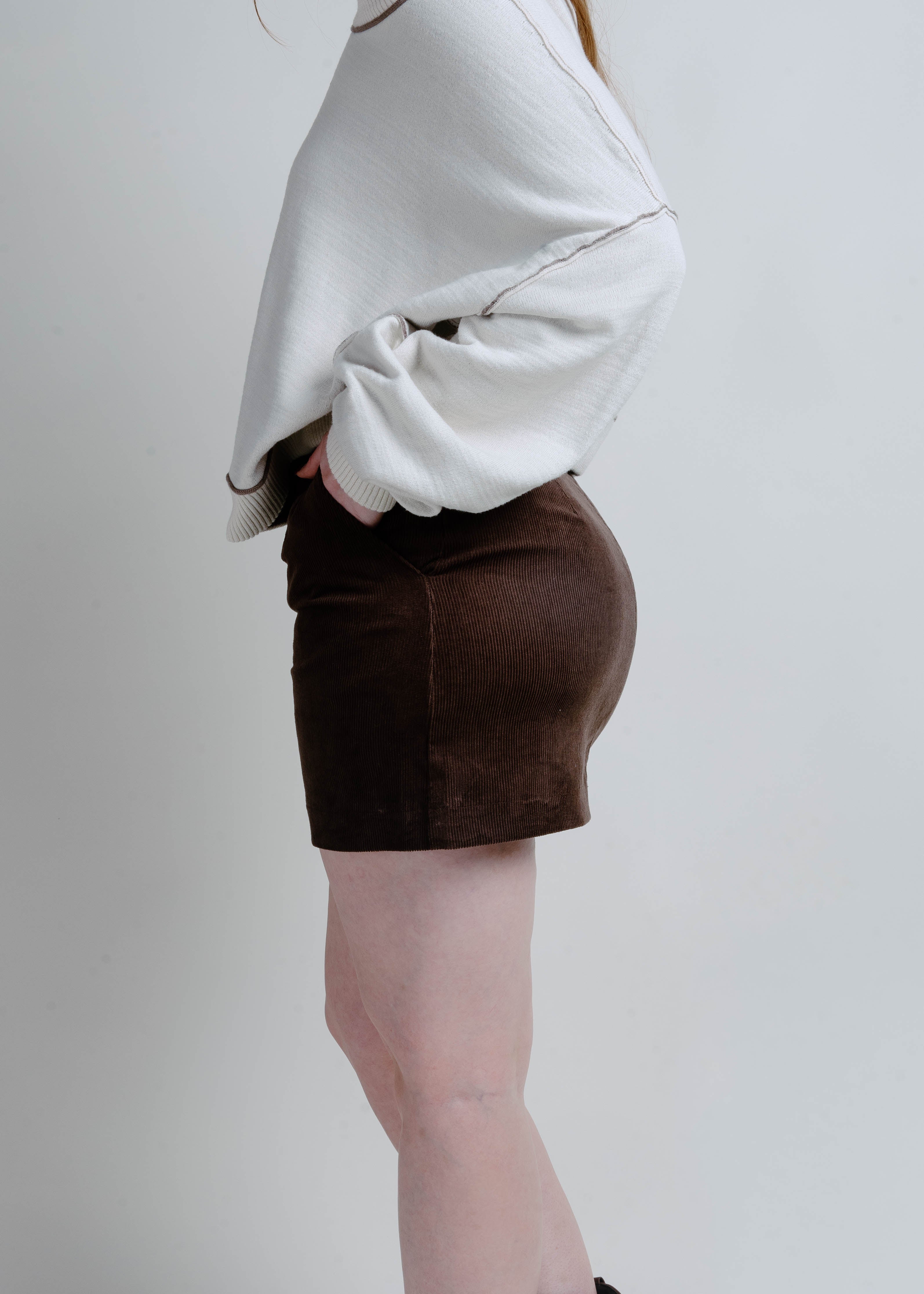 Trina Mini Skirt - Brown