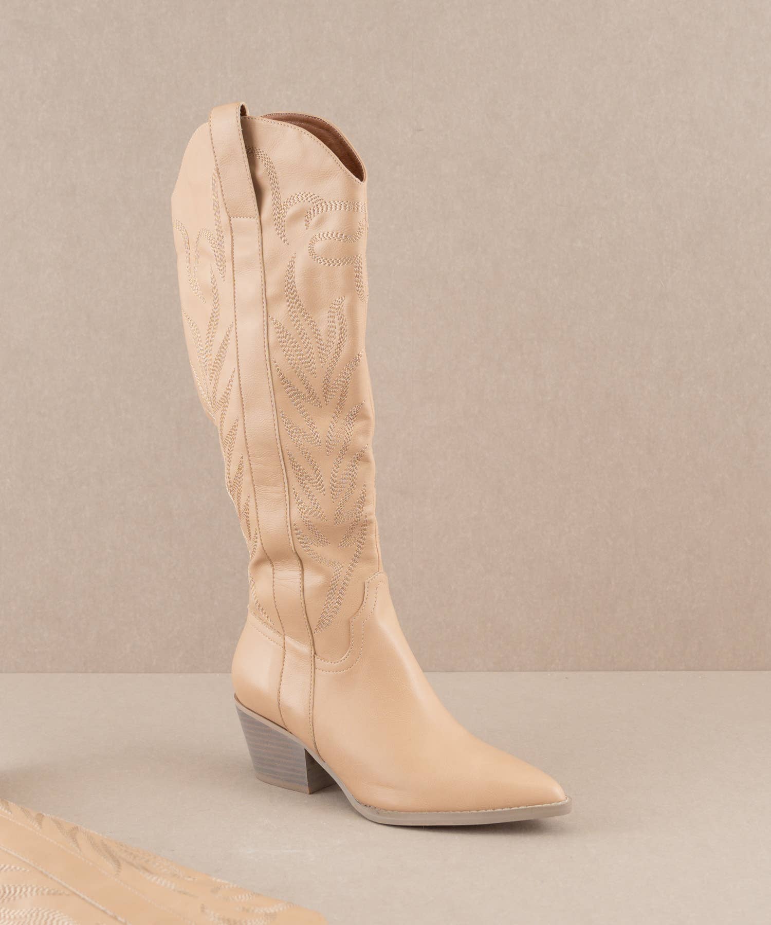 Samara Tall Boot - Nude