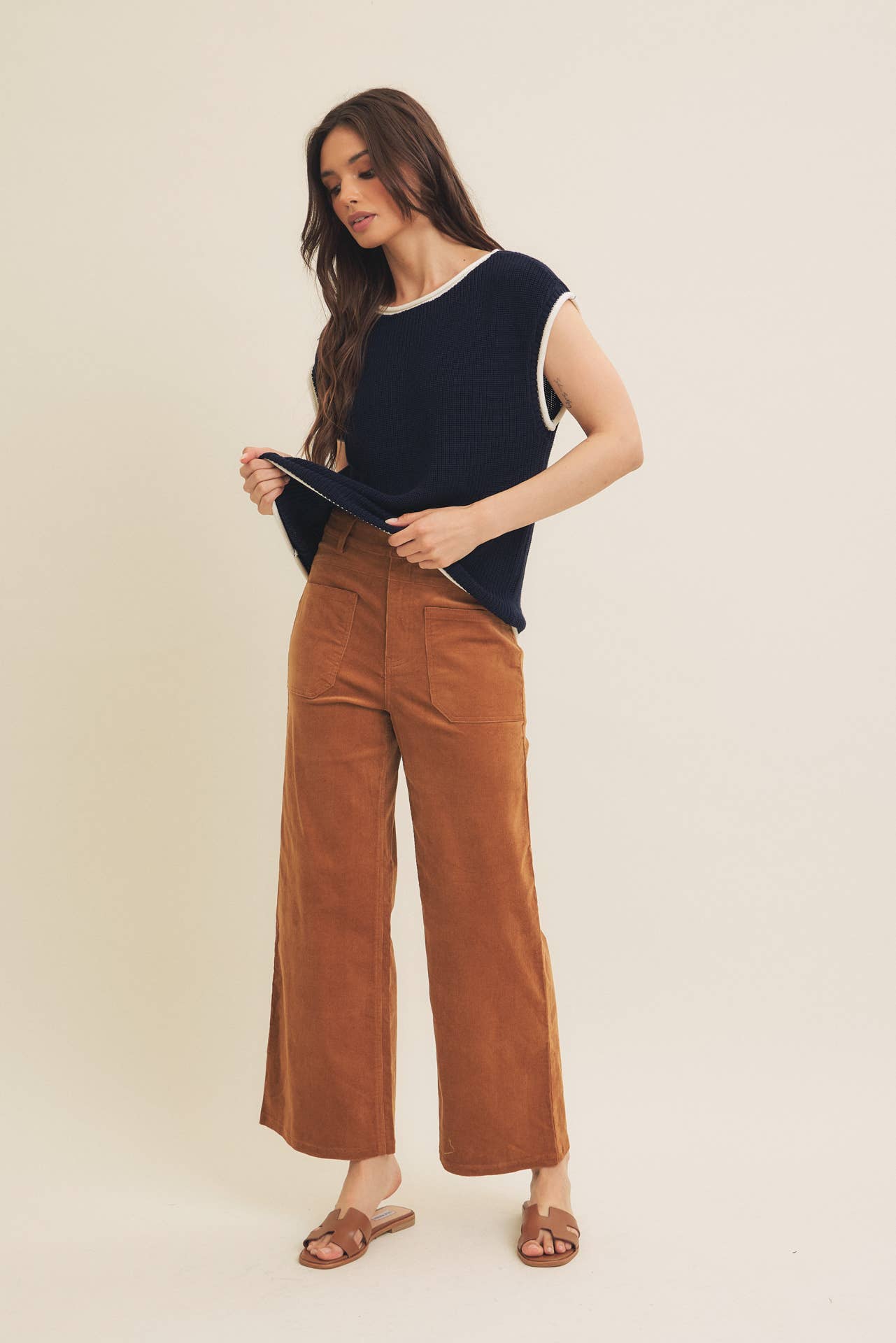 East Coast Knit Sweater - Navy