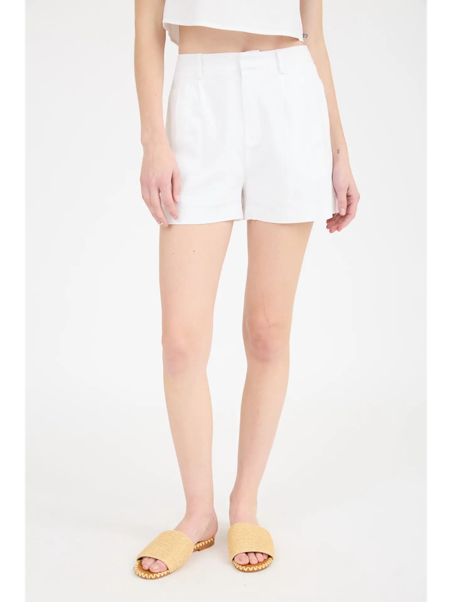 Breland Shorts Set - White