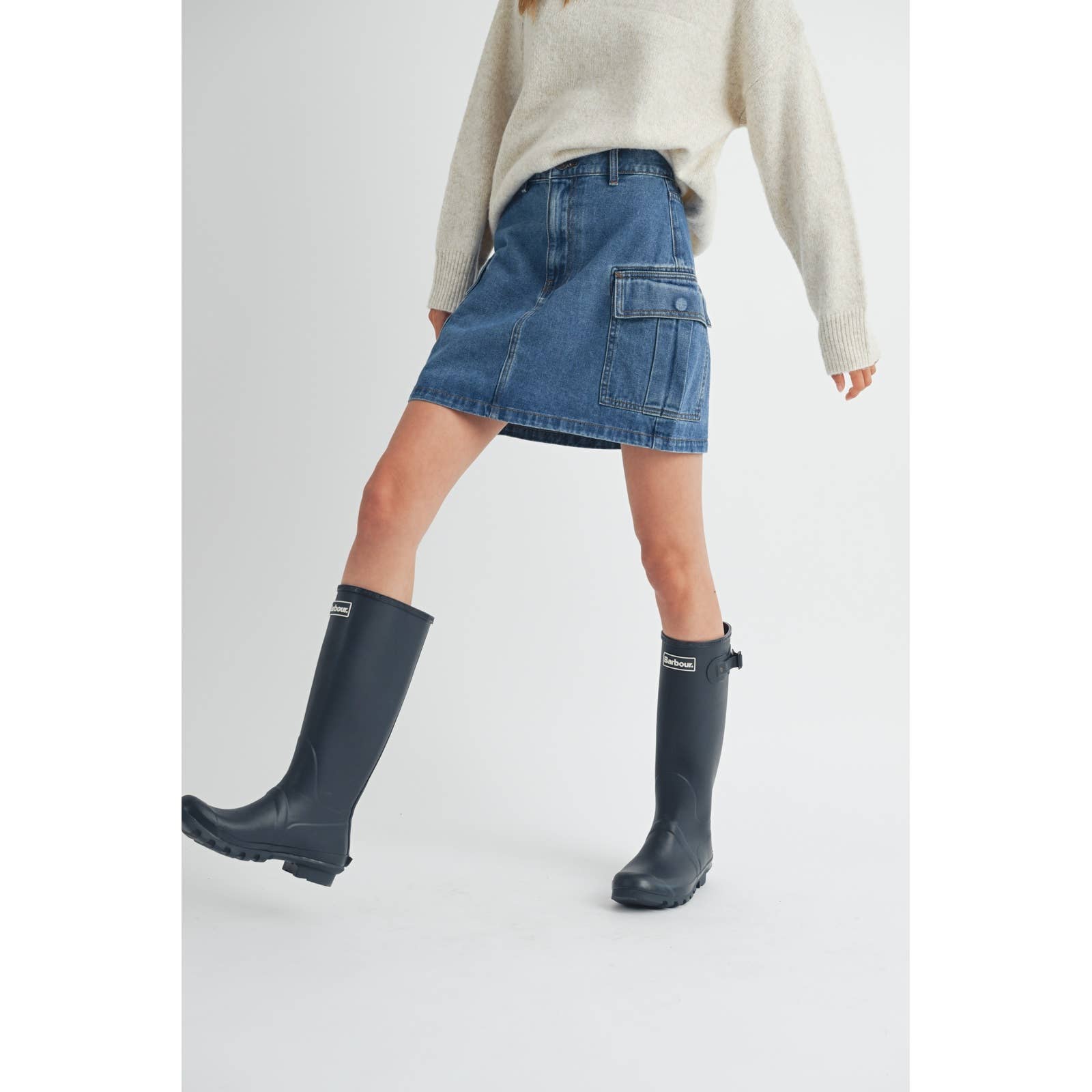 Kelsey Denim Mini Skirt