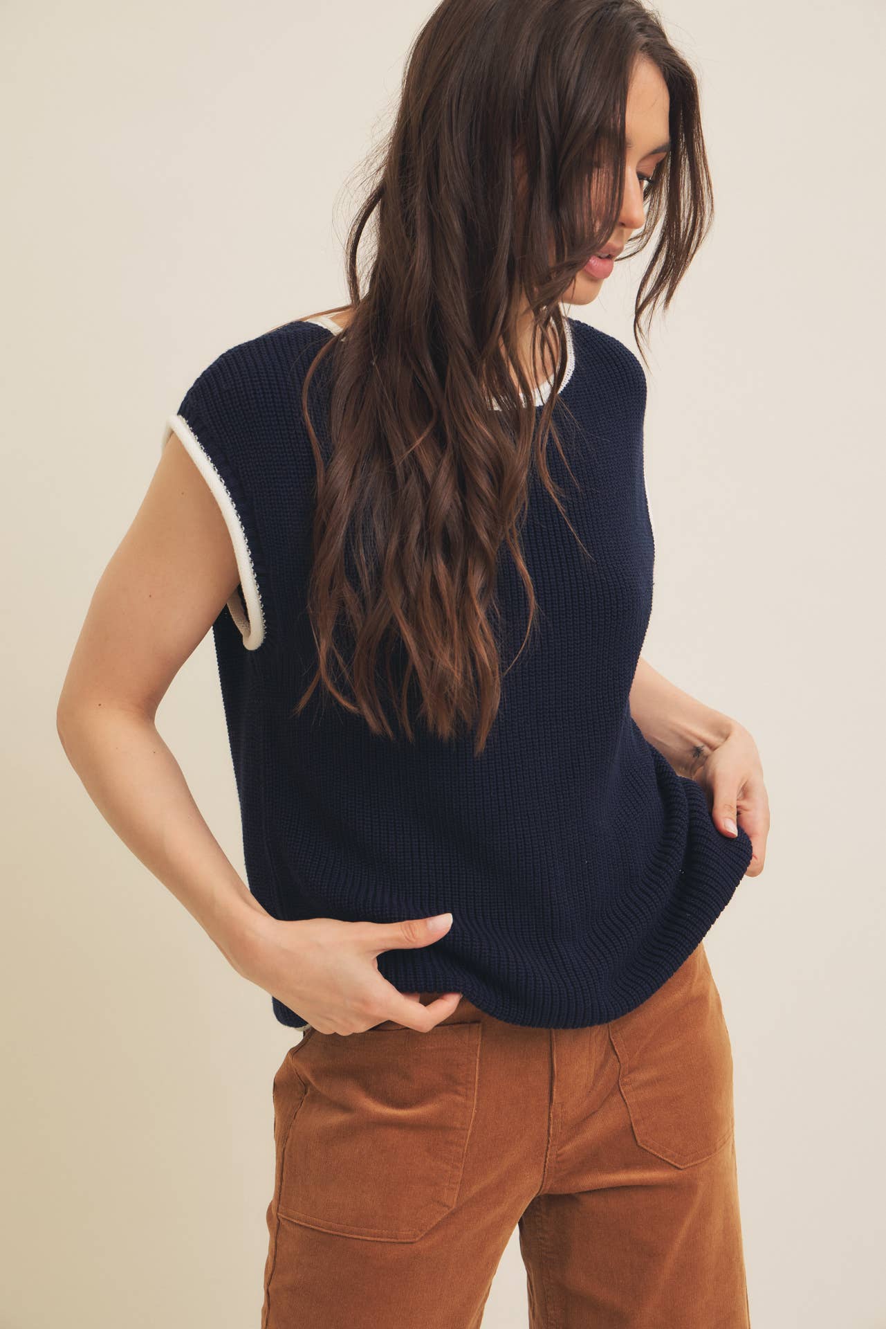 East Coast Knit Sweater - Navy