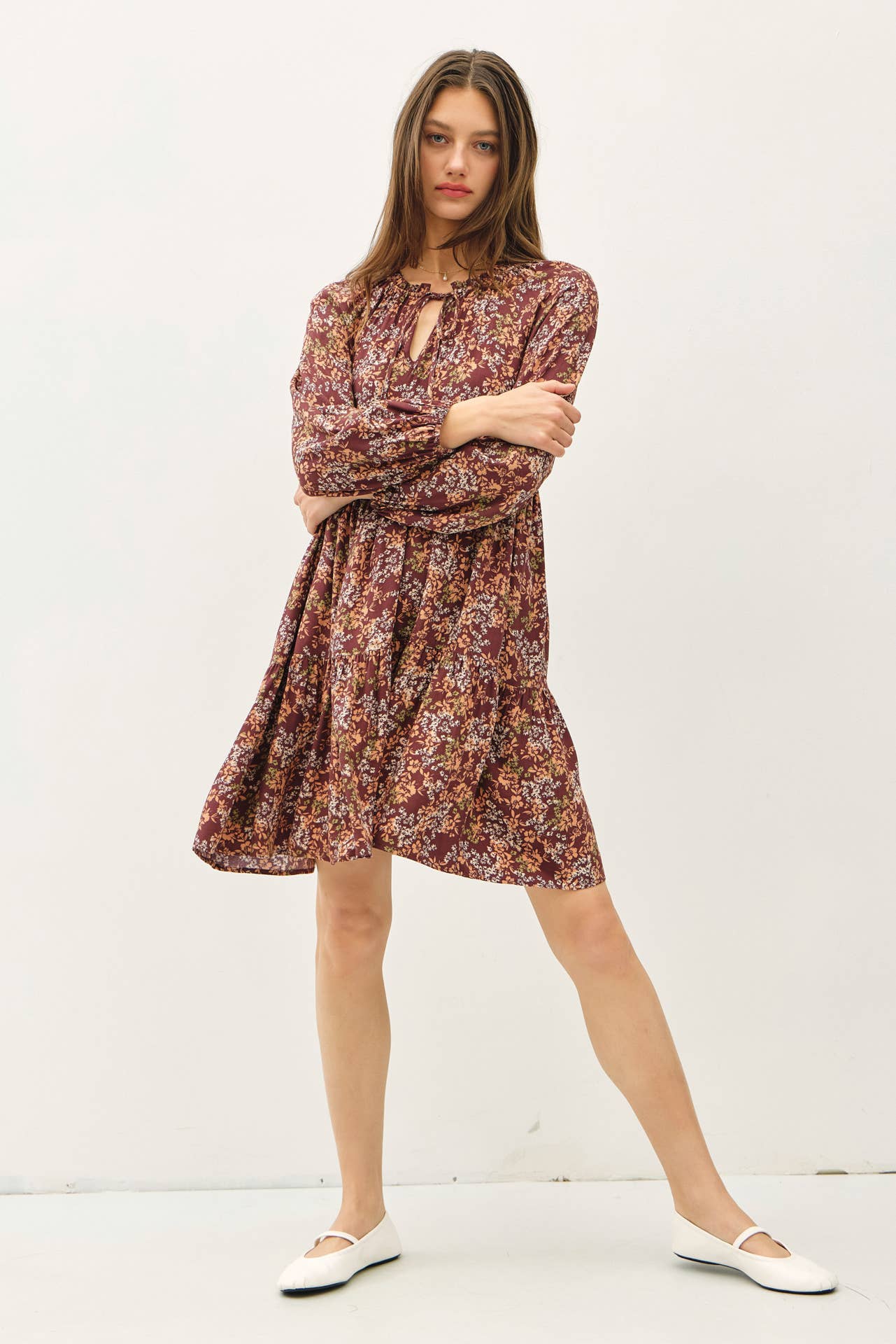 Addy Floral Mini Dress