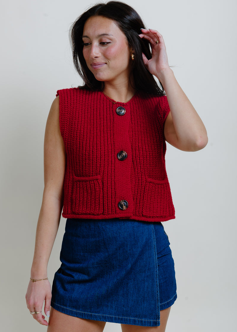 Downtown Denim Wrap Mini Skort
