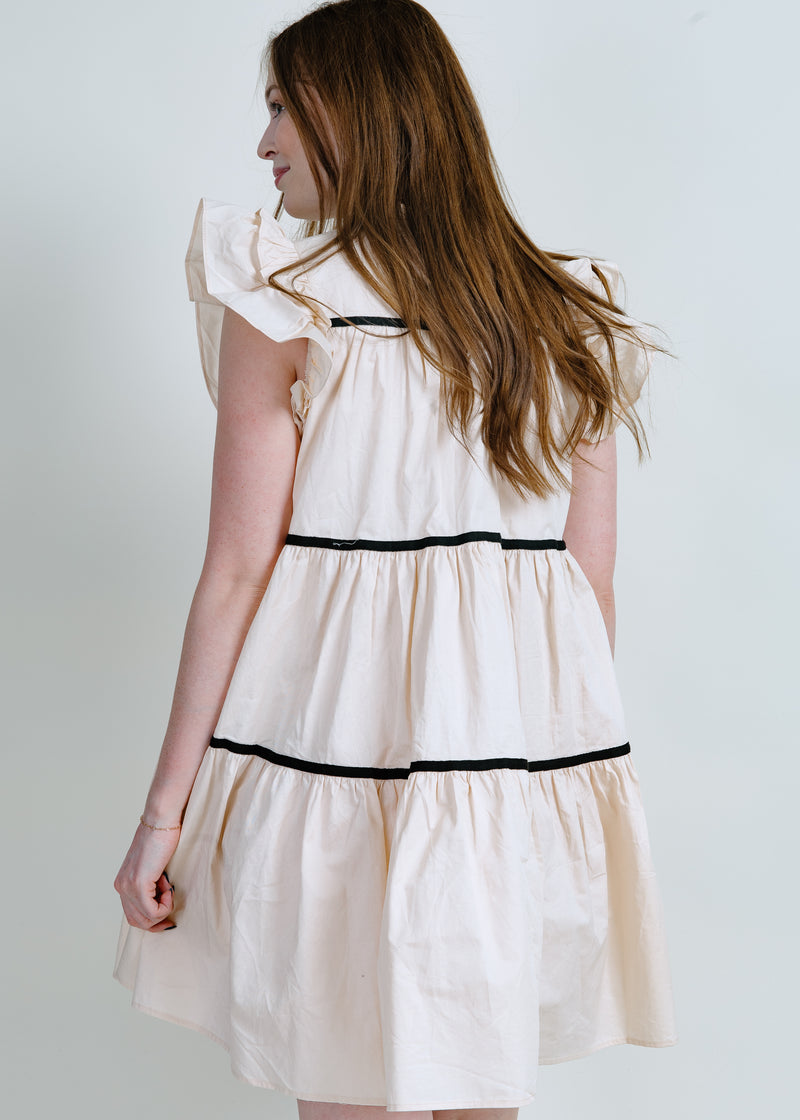 Addie Mini Dress - Oat