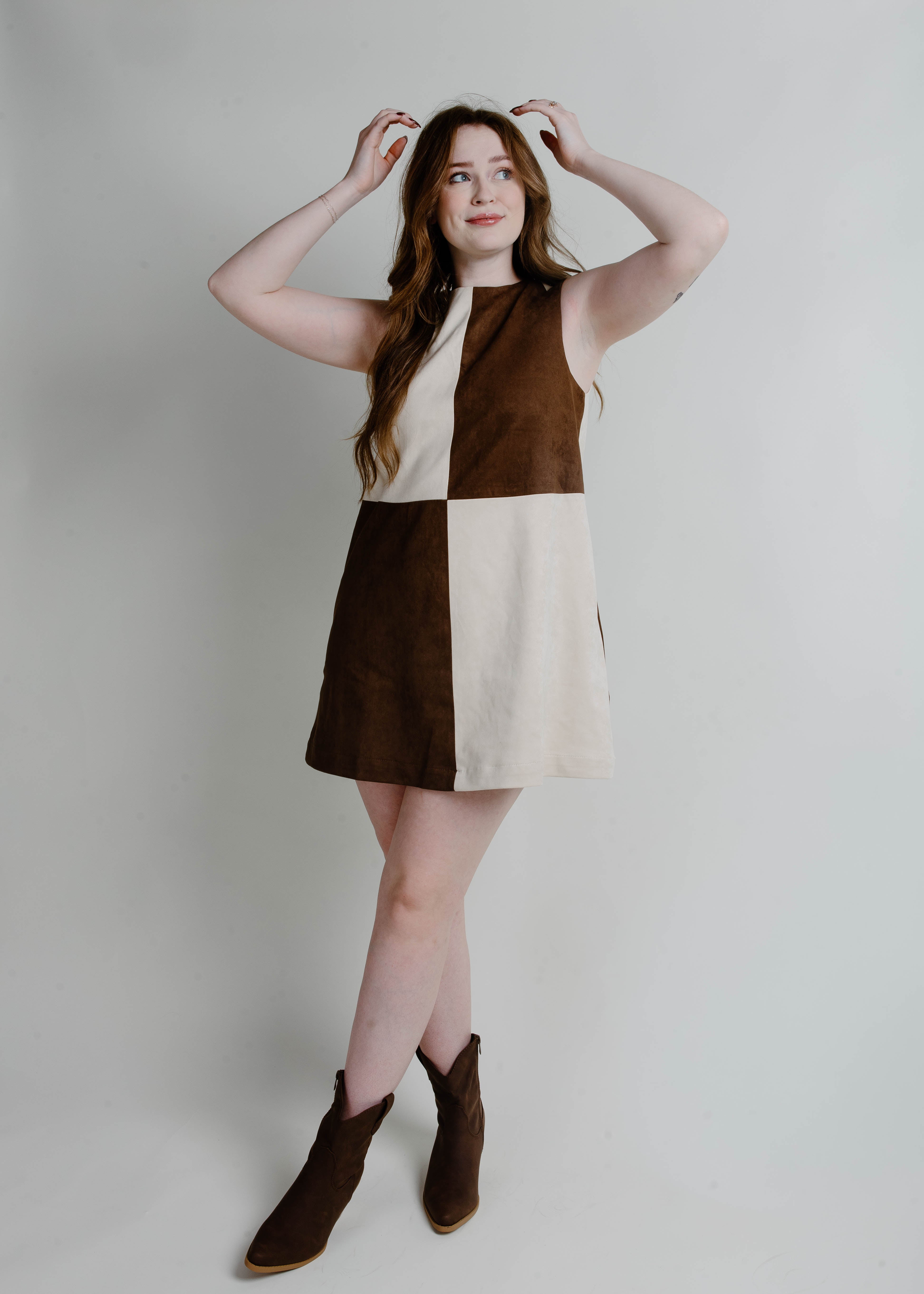 Addyson Suede Shift Dress