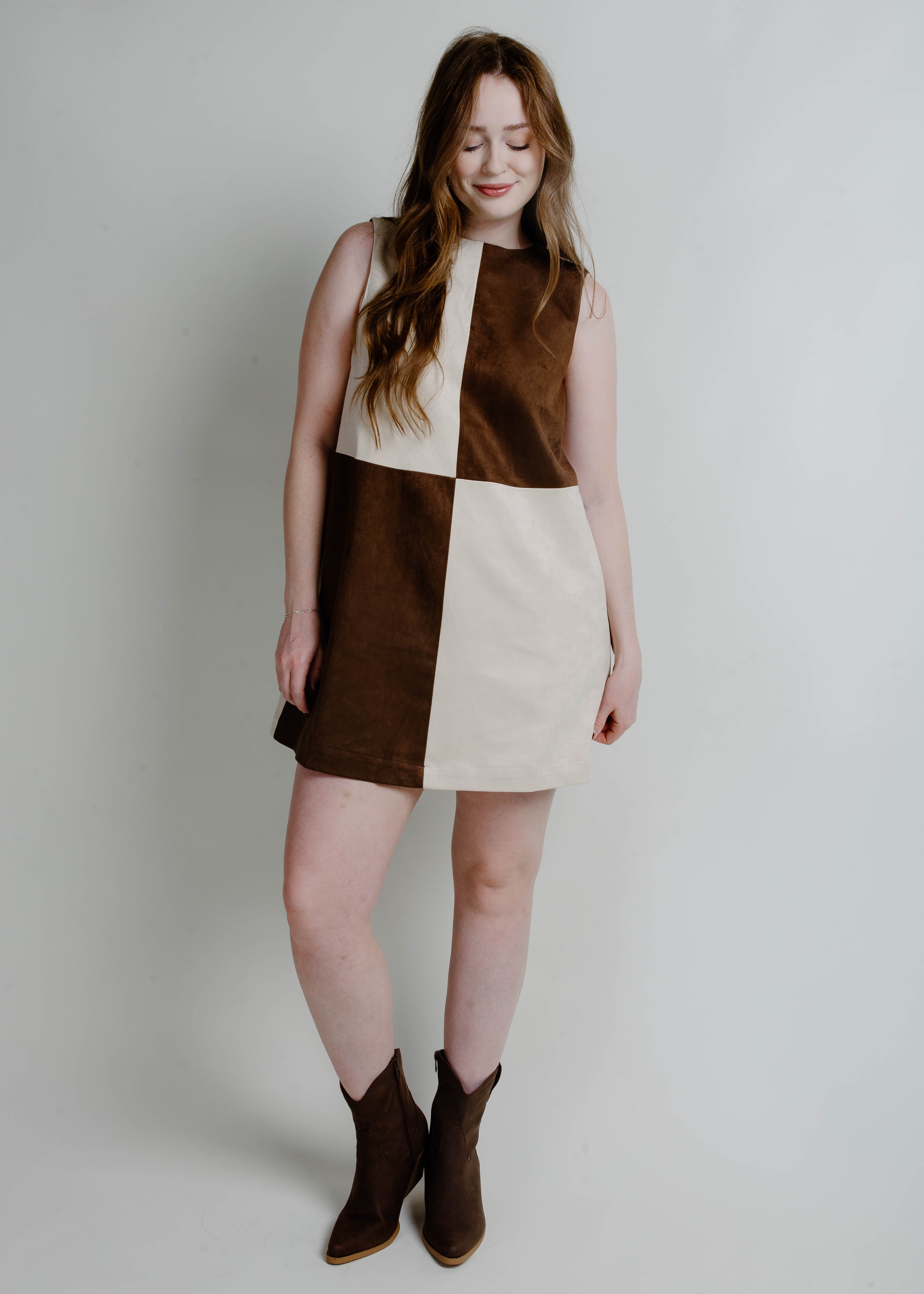 Addyson Suede Shift Dress
