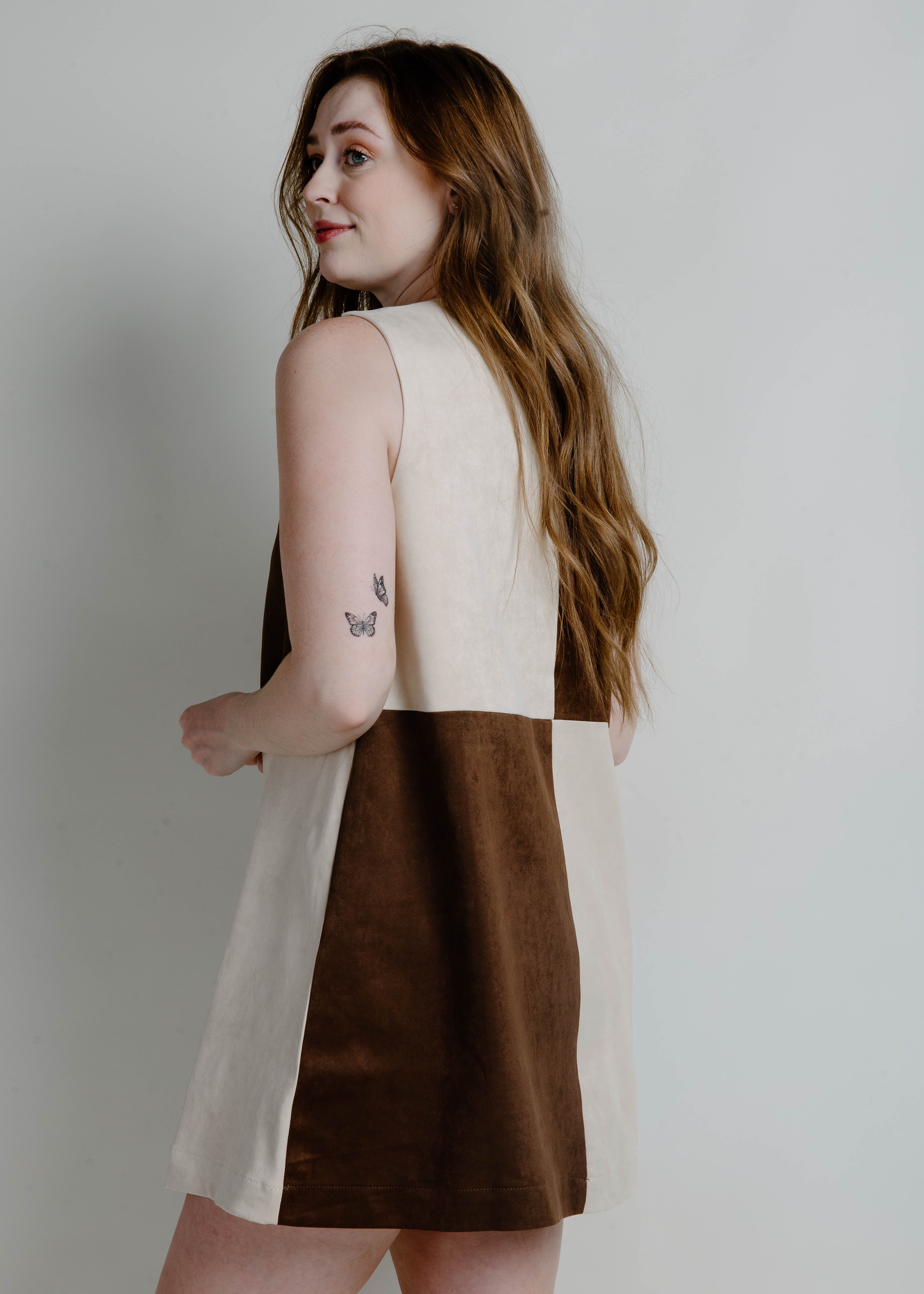 Addyson Suede Shift Dress