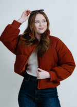 Alison Puffer Jacket - Rust