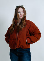 Alison Puffer Jacket - Rust