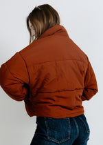 Alison Puffer Jacket - Rust