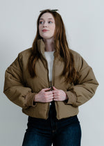 Alison Puffer Jacket - Taupe