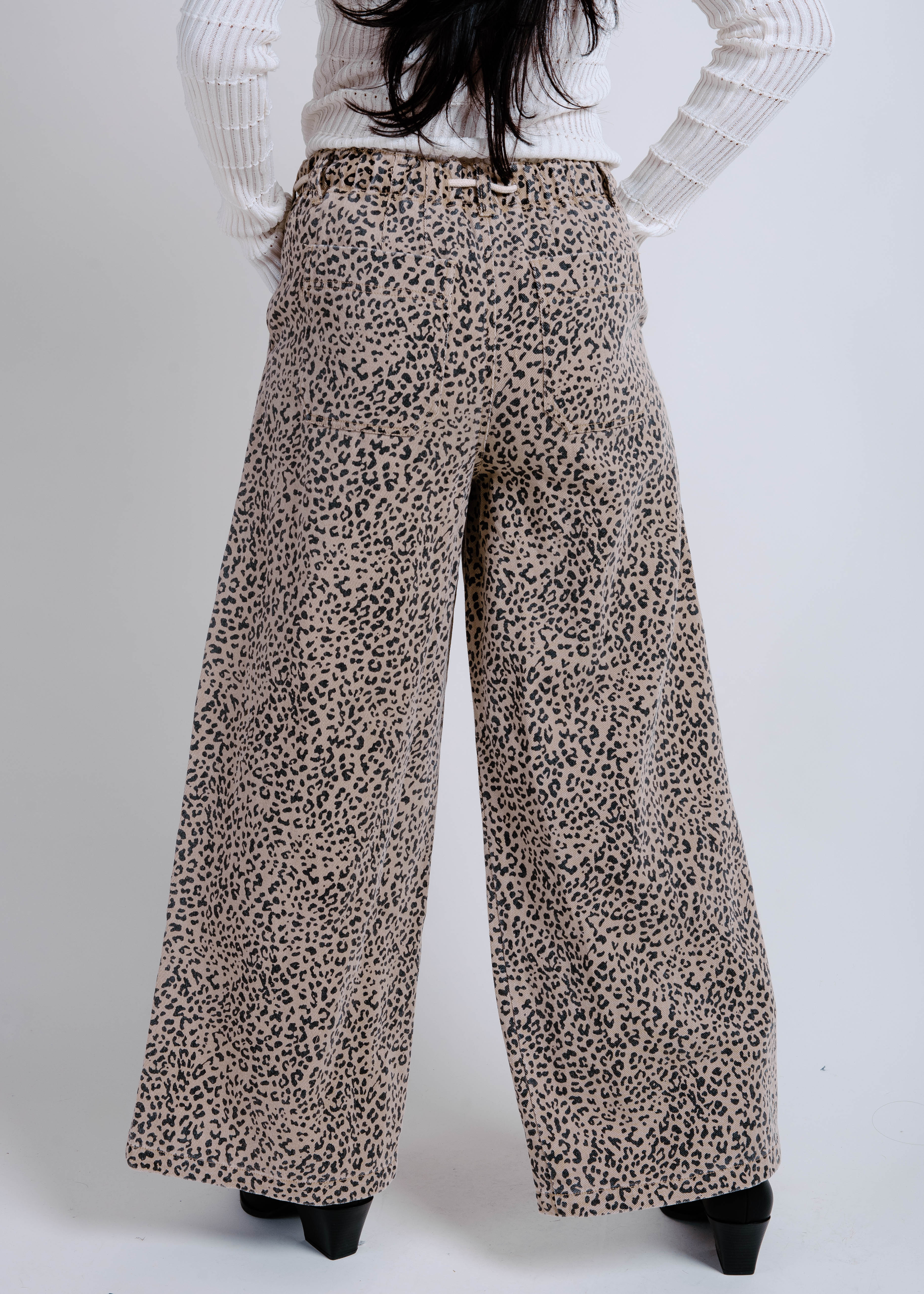 Annelise Leopard Tie Pants