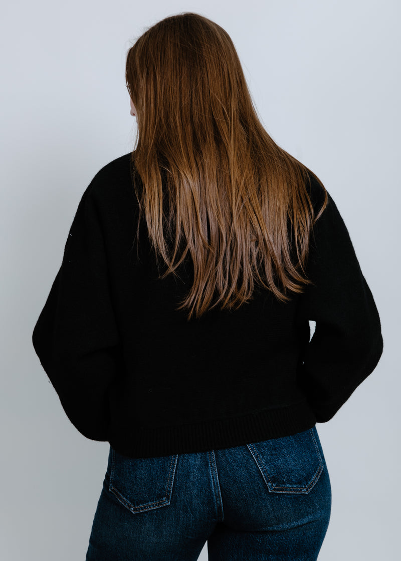 Asher Crewneck Sweater - Black