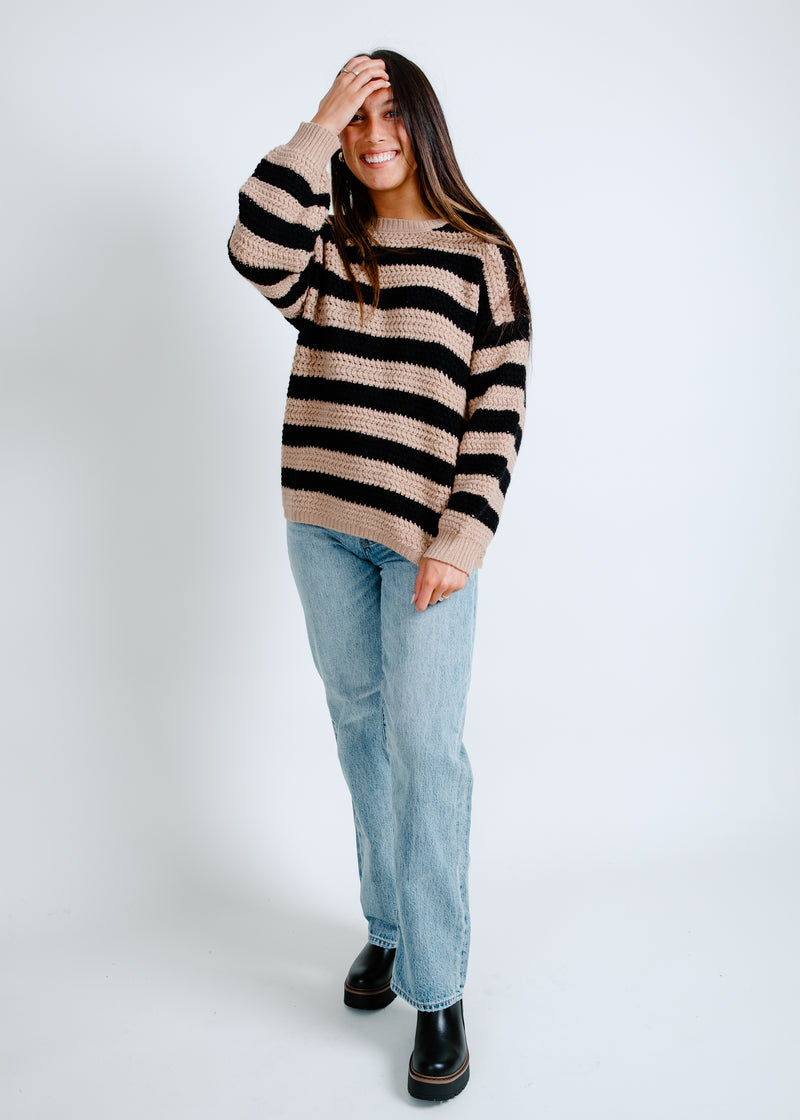 Bella Striped Pullover Sweater