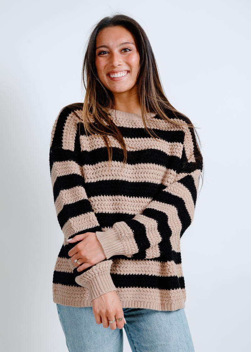 Bella Striped Pullover Sweater