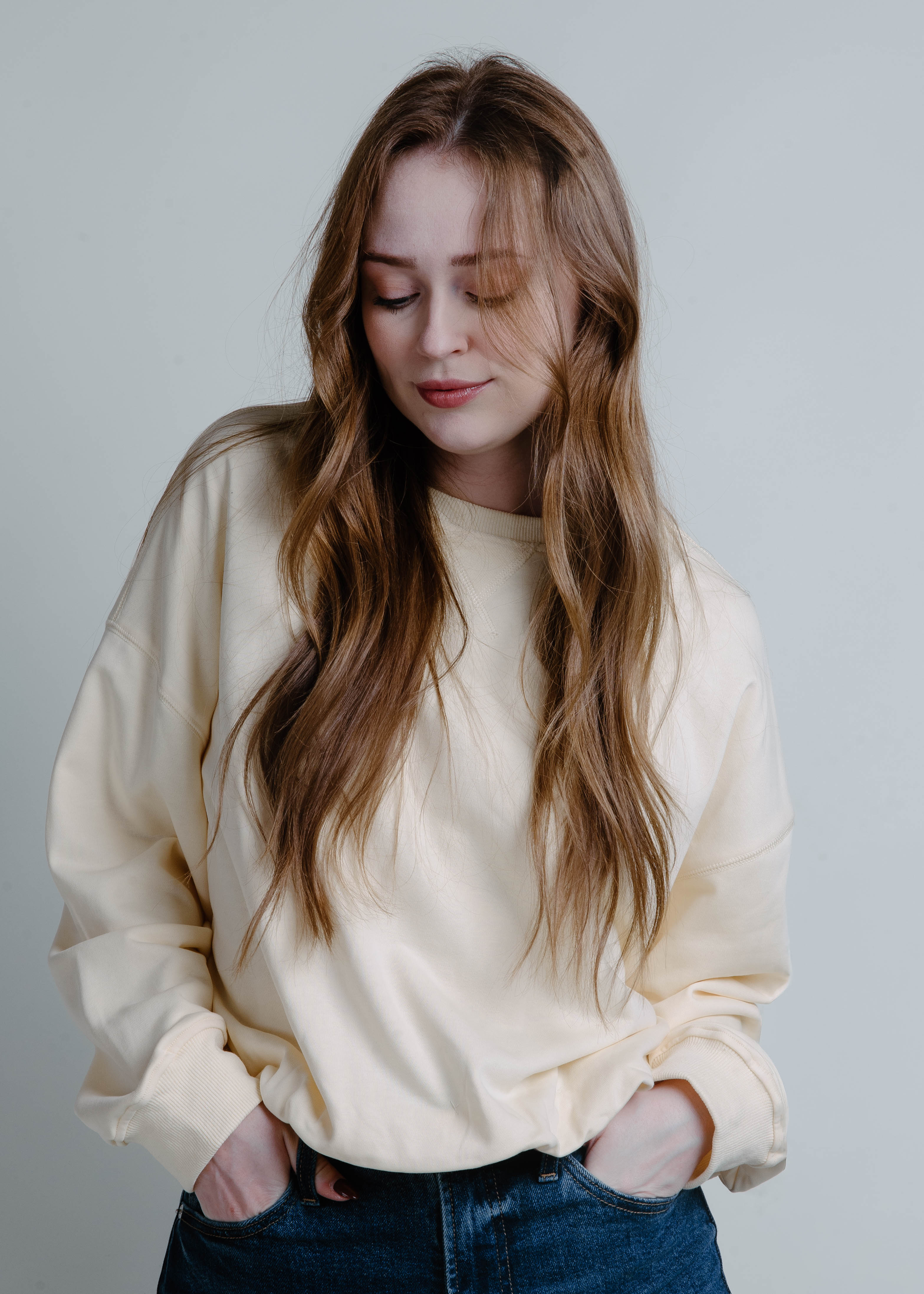 Billie Bubble Hem Top - Butter