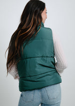 Cabin Fever Puffer Vest - Hunter Green