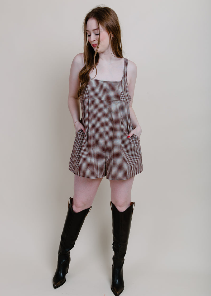 Carrie Romper - Chocolate