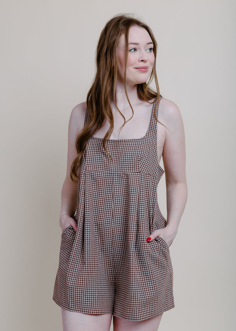 Carrie Romper - Chocolate