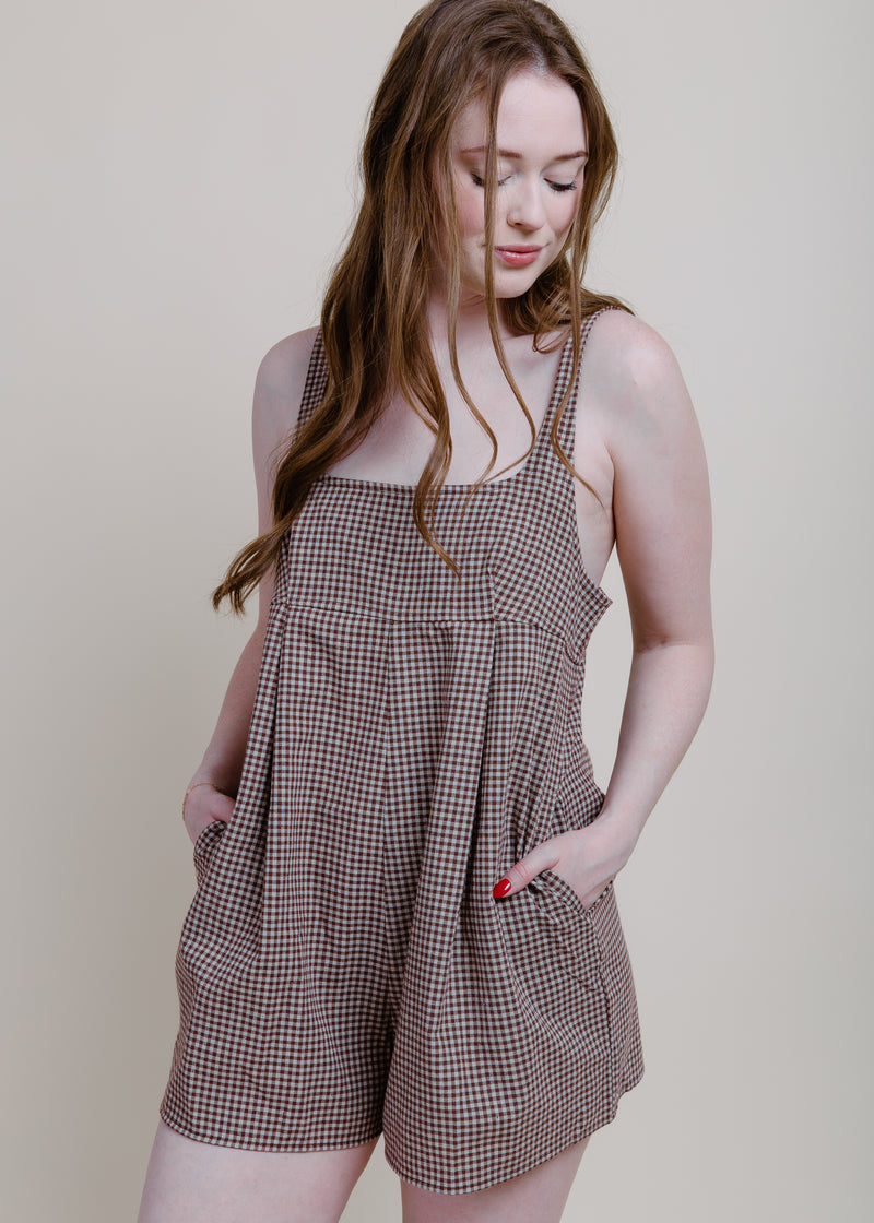 Carrie Romper - Chocolate