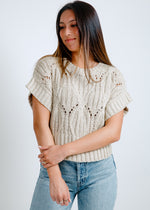 Charlotte Knit Sweater - Light Olive