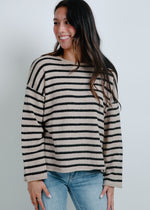 Chilly Nights Knit Sweater - Taupe