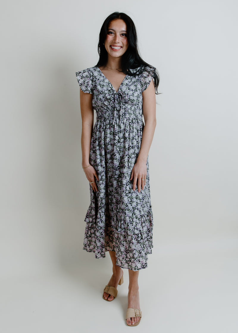 Clement Floral Midi Dress