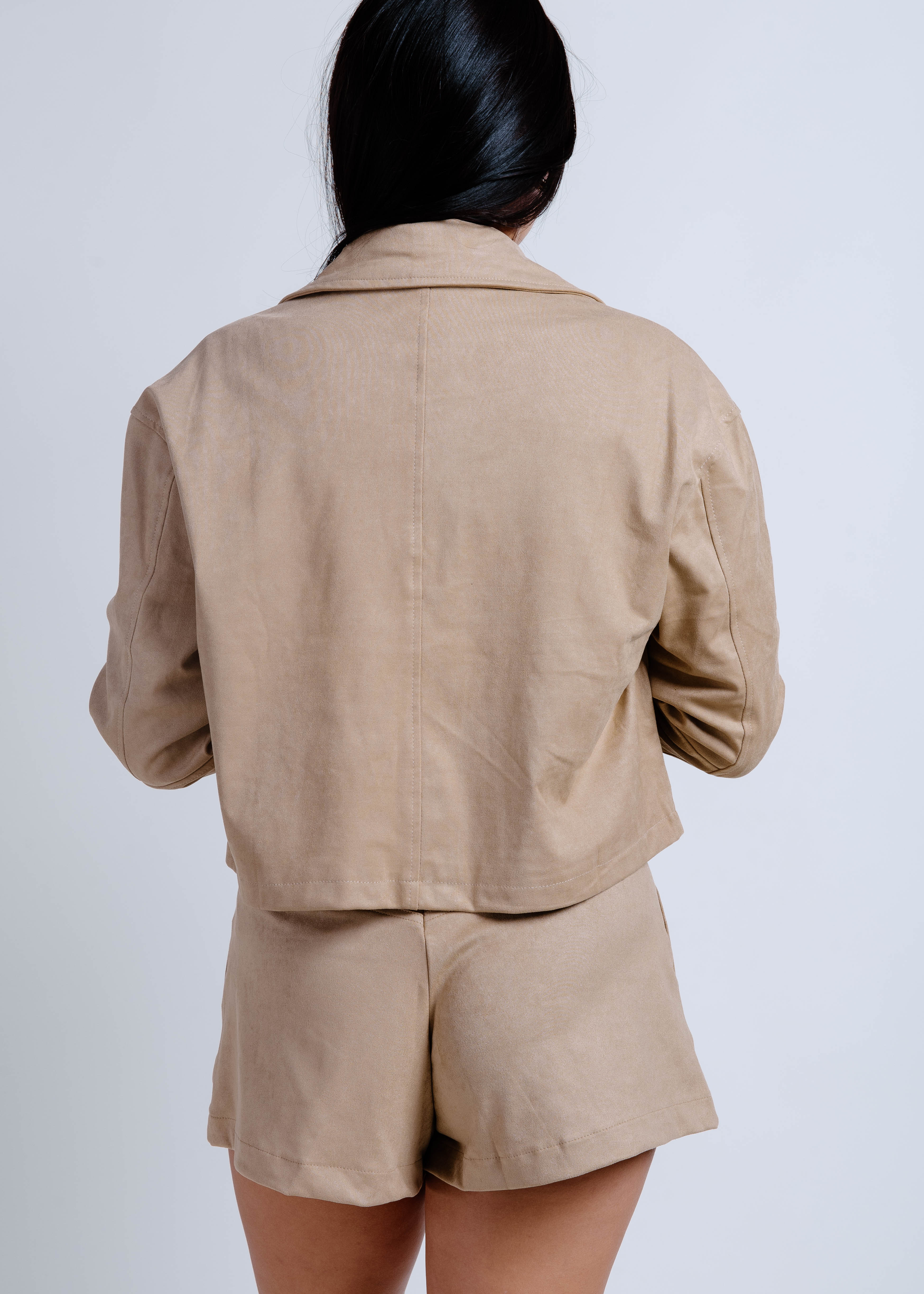 Kinsley Suede Jacket - Camel
