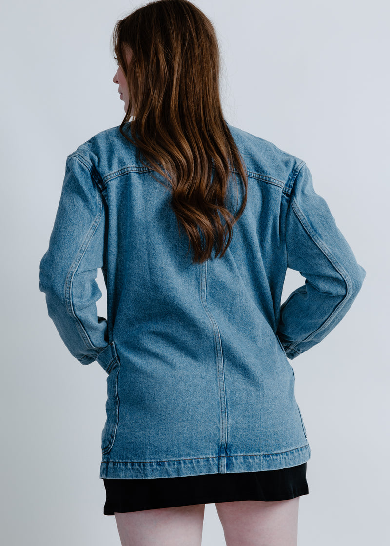 Danni Oversized Denim Blazer