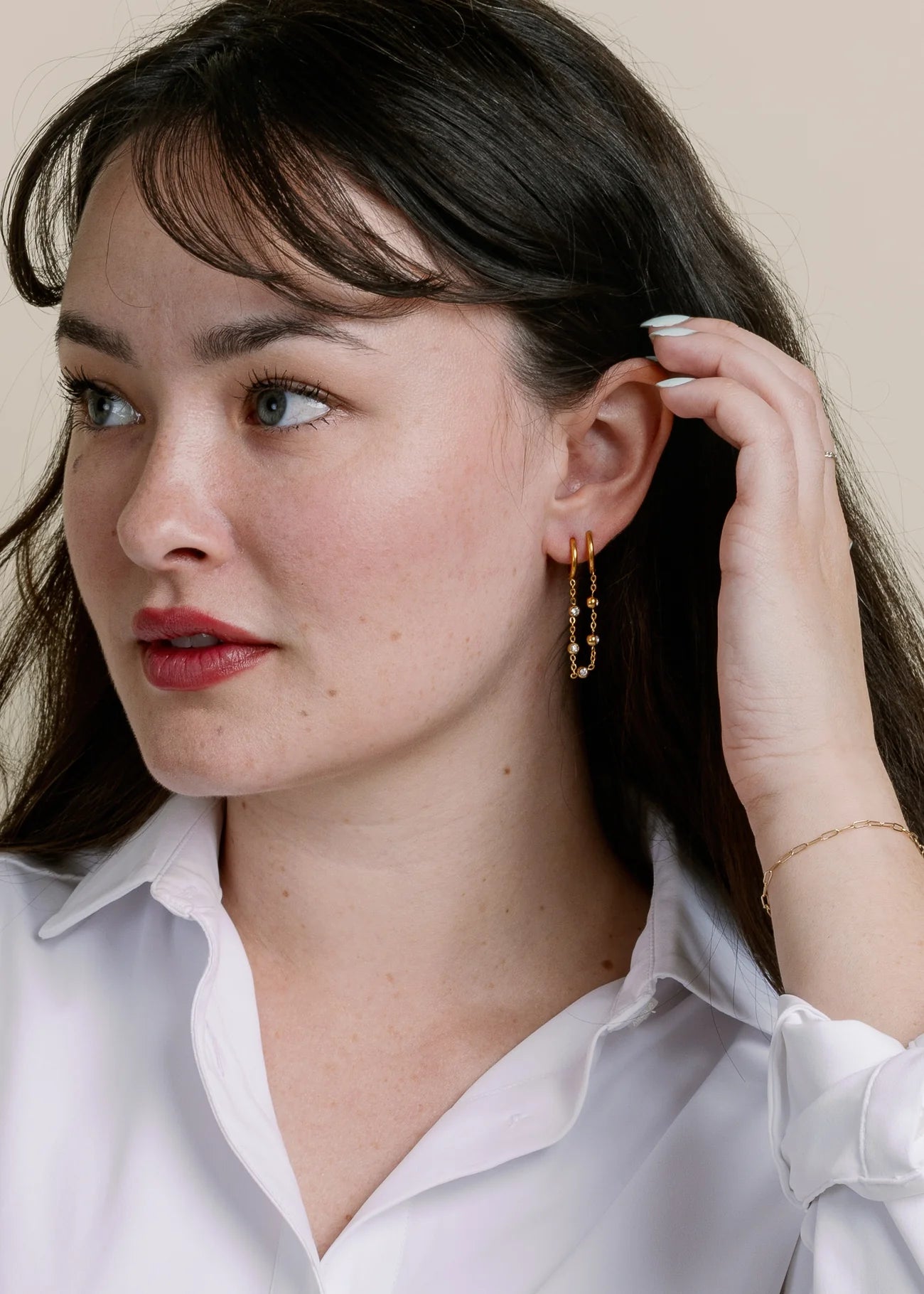 Dottie Double Earring