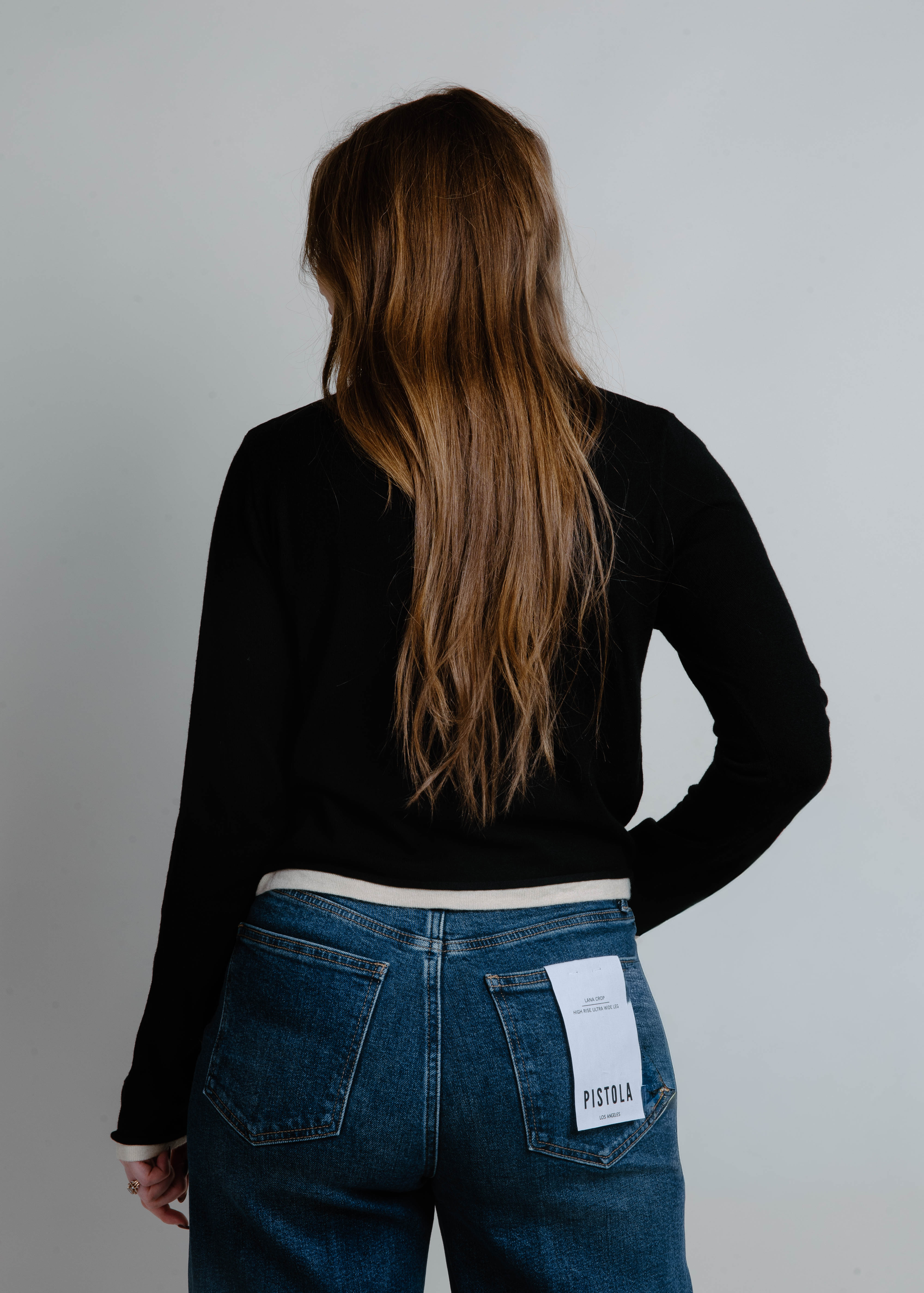 Draper Long Sleeve Top - Black