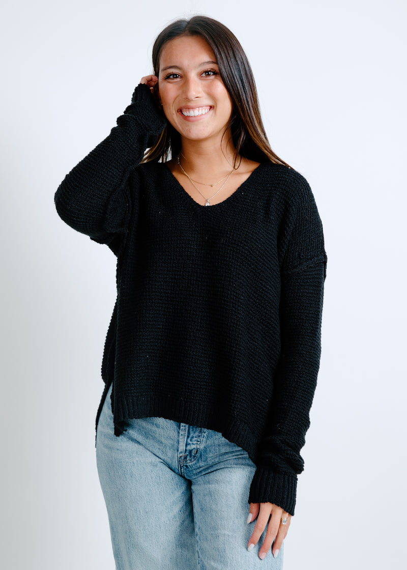 Elizabeth Knit Sweater - Black