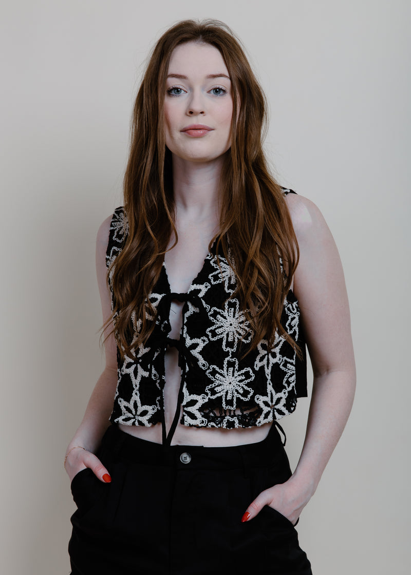Floral Cowgirl Vest