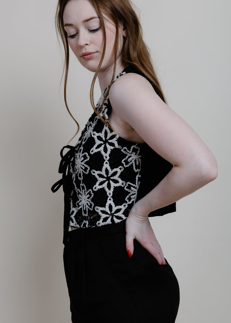 Floral Cowgirl Vest