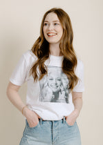 Dolly White Graphic Tee