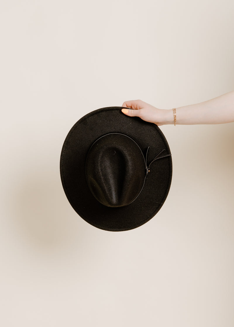 Black Tassel Fedora Hat