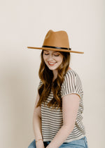 Allie Brown Fedora Hat