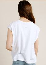 Vic White Relaxed Tee