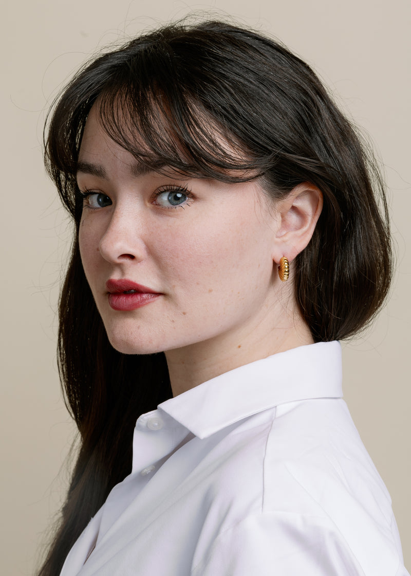 Vincent Gold Shell Earrings